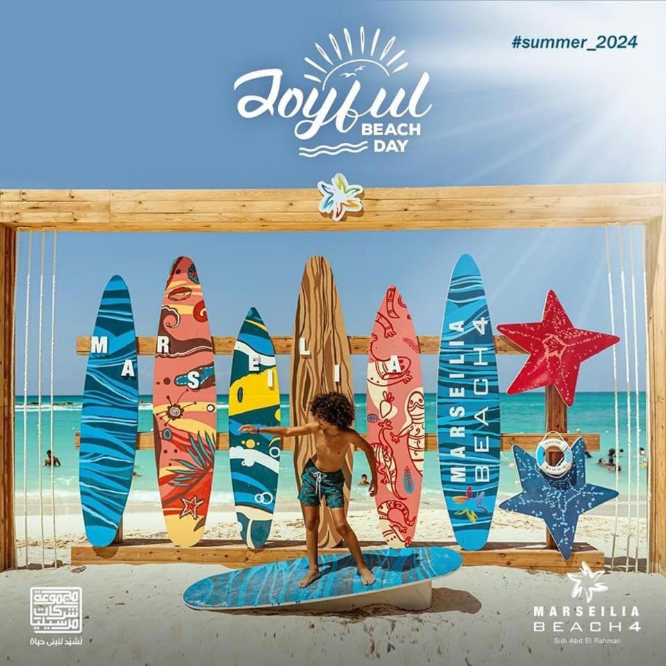 Marseilia Beach 4 - Families Only El Alamein Exteriör bild